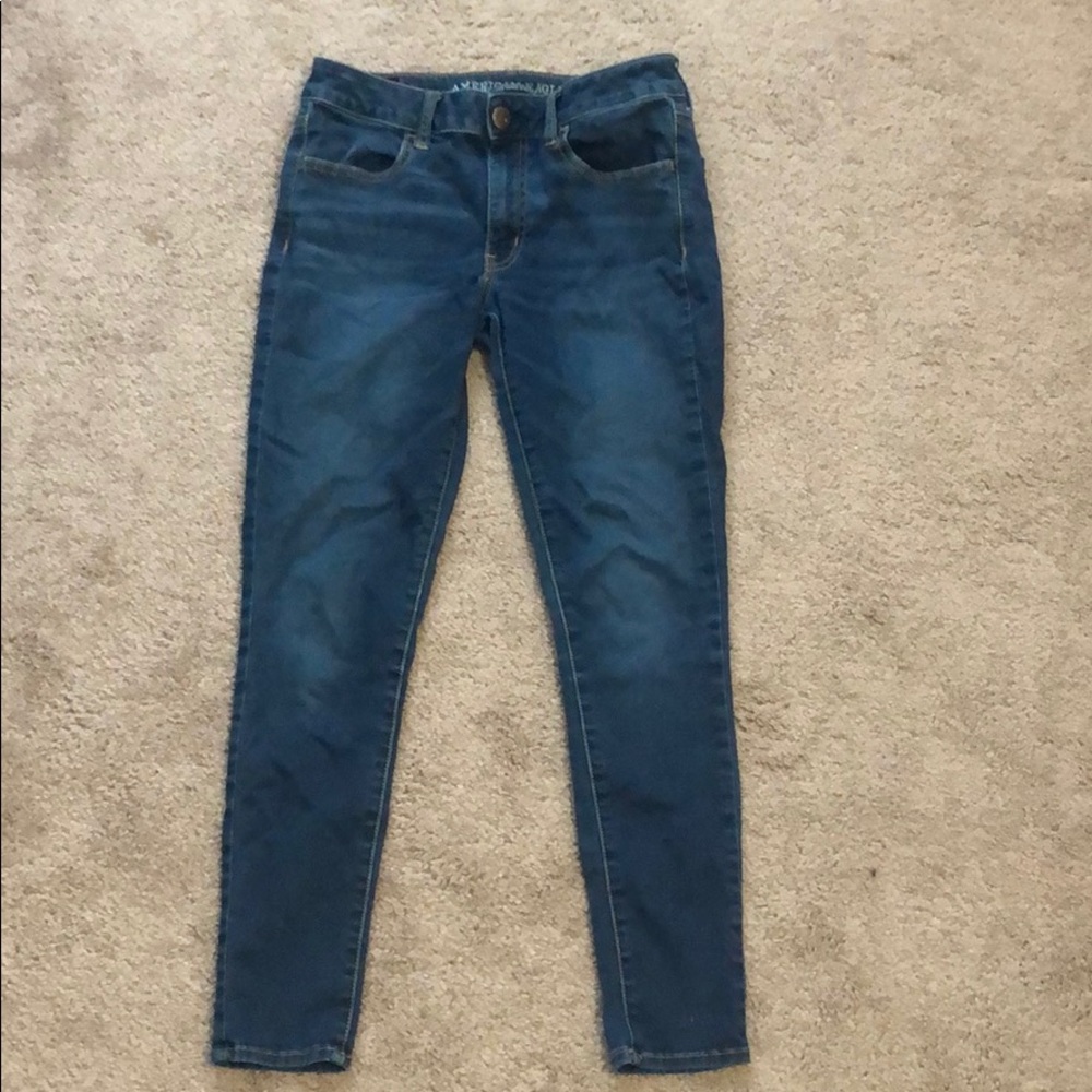 Dark skinny jeggings